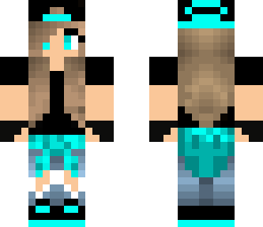 blue hipster girl
