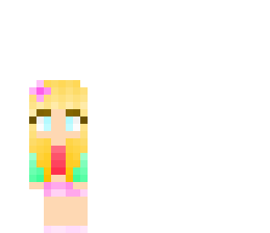 blonde girl mini