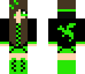 neon dragon girl
