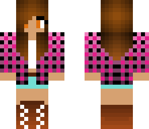 girl wearing checkered hoody