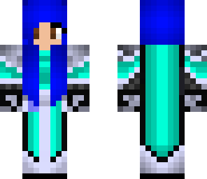 tealish knight girl