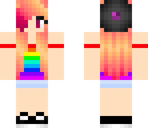 rainbow girl