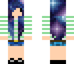 derpy girl with galaxy hair