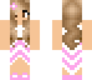 pink beach girl