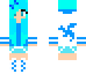 blue dragon girl