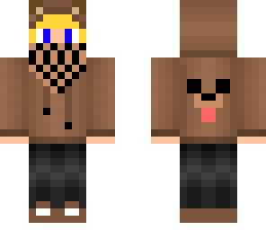 guy with bear hoodie