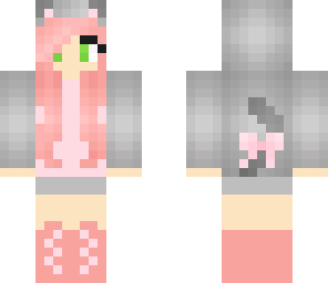 pink cat girl