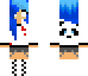 evil blue panda