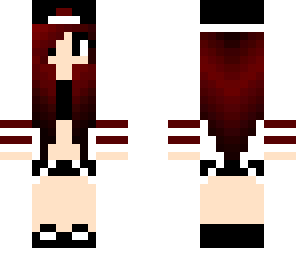 redhead with cap