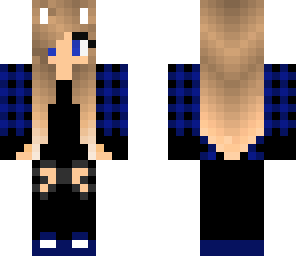 blue wolf girl