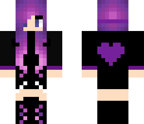 puple gamer girl