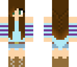 teal brunette