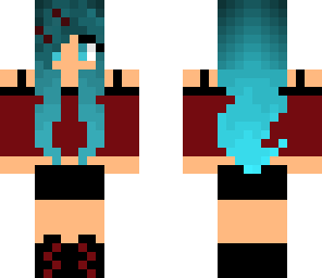 blue hair girl