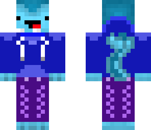 vaporeon skin wif hoodie and pockets