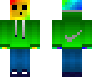 rainbow nike slime