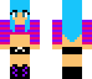 blue girl