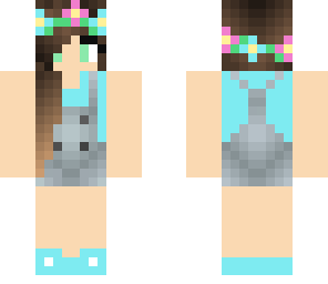 colorfull overall girl