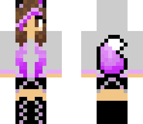 purple wolf girl