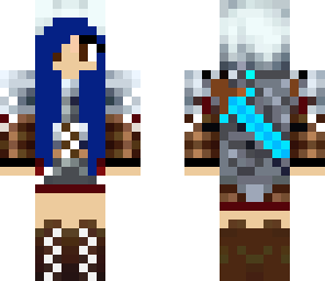 blue haired assassin