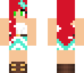 red head beach short dress