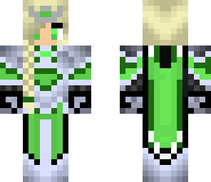 spring girl knight