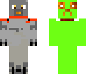 creeper half wolf
