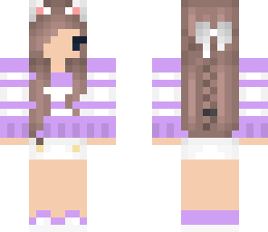 purple cat girl for cookie