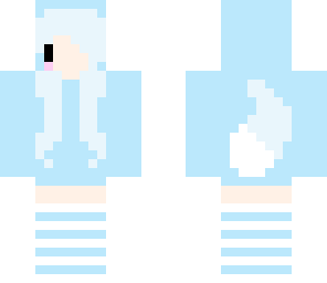 cute ice wolf