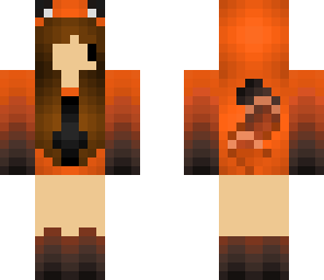 chibi red panda girl