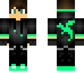 lime green ender dragon boy
