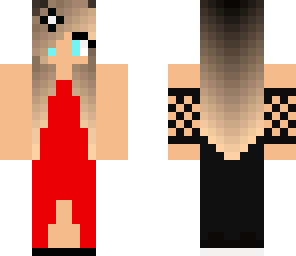 hot red dress