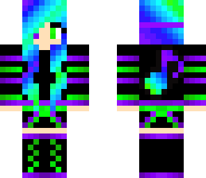 neon dj girl