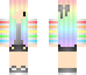 cute rainbow chibi