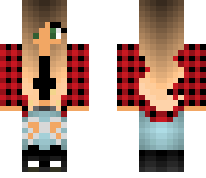 plaid bunny ears girl
