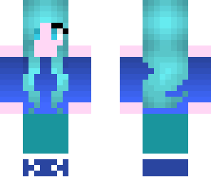 blue gamer girl