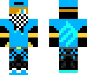 blue hoodie monster
