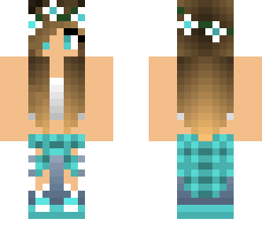 blue girl