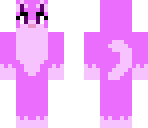 girl version of cute pink cat