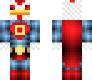 crazy chicken super man