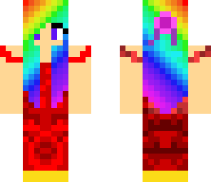 fancy raibow girl