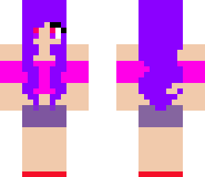 purple and pink
