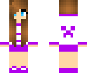 purple hoodie girl with headphones