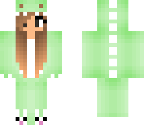 green dino girl