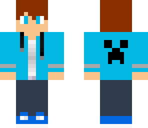 james in blue
