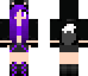 purple wolf girl