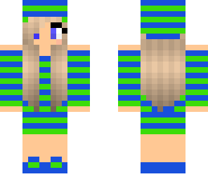 blue and green