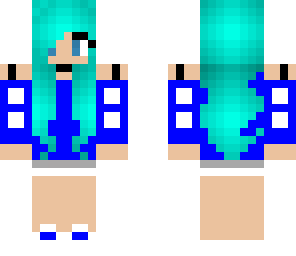 blue girl