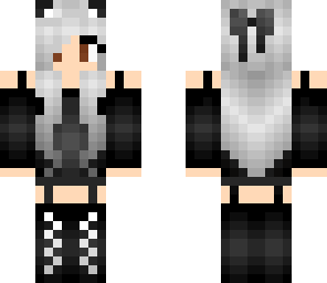 silver ombre  girl
