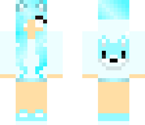 cute herobrine wolf