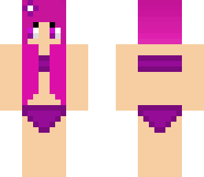 pink beach girl